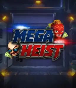 Get ready for the exciting world of the Mega Heist game by Relax Gaming, showcasing quirky characters ready to pull off a big score. This image portrays the intensity of the heist with its dynamic logo and an ominous vault backdrop. Perfect for players looking for a heist adventure, offering a thrilling escape. 