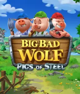 Dive into the futuristic twist of the Big Bad Wolf: Pigs of Steel slot by Quickspin, showcasing dynamic graphics with a sci-fi take on the beloved fairy tale. See the three little pigs and the big bad wolf in a high-tech showdown, equipped with mechanical gadgets, neon lights, and steel towers. Ideal for players interested in sci-fi slots with engaging features and the chance for big wins.